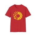thumbnail image 2 of Butterflies Sunflowers, Gildan Unisex Softstyle T-Shirt, Graphic Tee, S-3XL, 2 of 5