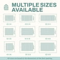 thumbnail image 5 of Ceiling Register - Air Vent Covers for Home Ceiling or Wall - 8X8 Inch (Duct Opening) 3-Way White Grille Register Cover with Adjustable Damper for HVAC Heat and Cold Air Conditioner, 5 of 8