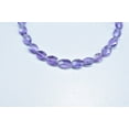 thumbnail image 3 of Amethyst 4x6mm Oval Shape Faceted Cut Beads 7 inch Silver Plated Clasp Bracelet for men, women, unisex. Link Chain Stacking Bracelet.|LINK_00232, 3 of 4