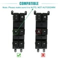 thumbnail image 4 of Interruptor de ventana eléctrica Unique Bargains para el lado del conductor delantero izquierdo para Hyundai Elantra GT I30 2014-2016 Negro, 4 of 7