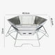 thumbnail image 4 of parril de , Parril Carbón Acero Inoxidable Patio,Plegable Portátil Cocina al aire libre Camping Senderismo, Mochilero Quemador CUTICAT parrilla de barbacoa, 4 of 8