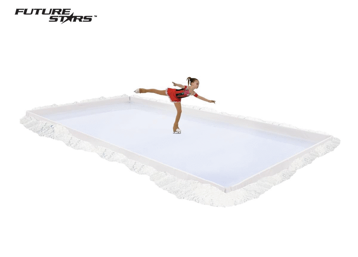 Future Stars 2 In 1 Ice Rink Create Your Own Ice Skating Rink Or Hockey Shooting Pad In Your Yard Customize Your Own Size Up To 108 Sq Ft Walmart Com Walmart Com