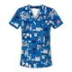 thumbnail image 3 of Ropa de lavado con estampado de dibujos animados, ropa de mano con cepillo, ropa de enfermera, camiseta de manga corta con cuello en V para mujer, ropa quirúrgica, ropa de trabajo para hombres, 3 of 4