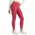 thumbnail image 5 of Garbnen Red Leggings for Women Tights High Waisted Women's Yoga Pants Athletic Soft Spring Summer Womens Workout Leggings, 5 of 6