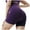 Purple1, variant on Jalioing High Waist Biker Shorts for Women Seamless Quick Dry Yoga Workout Shorts Stretchy Butt Lift Sport Shorts