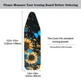 thumbnail image 5 of HELLHERO Extra Thick Ironing Board Cover and Pad, 15x54 Ironing Board Cover, Resist Scorching and Staining, Elastic Edges, Butterfly Sunflowers, 5 of 5