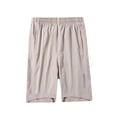 thumbnail image 6 of FUZHIQ Men's Linen Casual Shorts Elastic Waist Solid Sweatpants Shorts Comfortable Walking Summer Shorts Solid Splice Pocket,XXXL, 6 of 6
