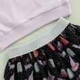 thumbnail image 6 of Toddler Little Girl Halloween Skirt Outfit Boo Sweatshirt Pullover Long Sleeve Shirt Tutu Tulle Dress Fall Clothes 1-6T, 6 of 8