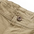 thumbnail image 5 of Brilliant Big Mens Shorts Casual Men's Pure Color Outdoors Pocket Beach Work Trouser Cargo Shorts Pant clearance clothes under $25.00, 5 of 8