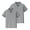 Gray, variant on Grblisyd 2-Pack Unisex Kids Polo Shirt Soft Short Sleeve Golf Girls School Uniform Shirt Comfortable Polo Shirt Button Closure Collared Shirt