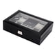 thumbnail image 5 of Caja para Relojes, Organizador de Joyas Negro, Soporte de Viaje con Tapa de Vidrio Joyero Vitrina para Relojes de Pulsera Joyas, 5 of 9