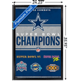 thumbnail image 3 of NFL Dallas Cowboys - Champions 23 Wall Poster, 22.375" x 34" Framed, 3 of 6