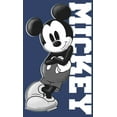 thumbnail image 2 of Boy's Mickey & Friends Retro Leaning  Pull Over Hoodie Navy Blue Heather Medium, 2 of 4