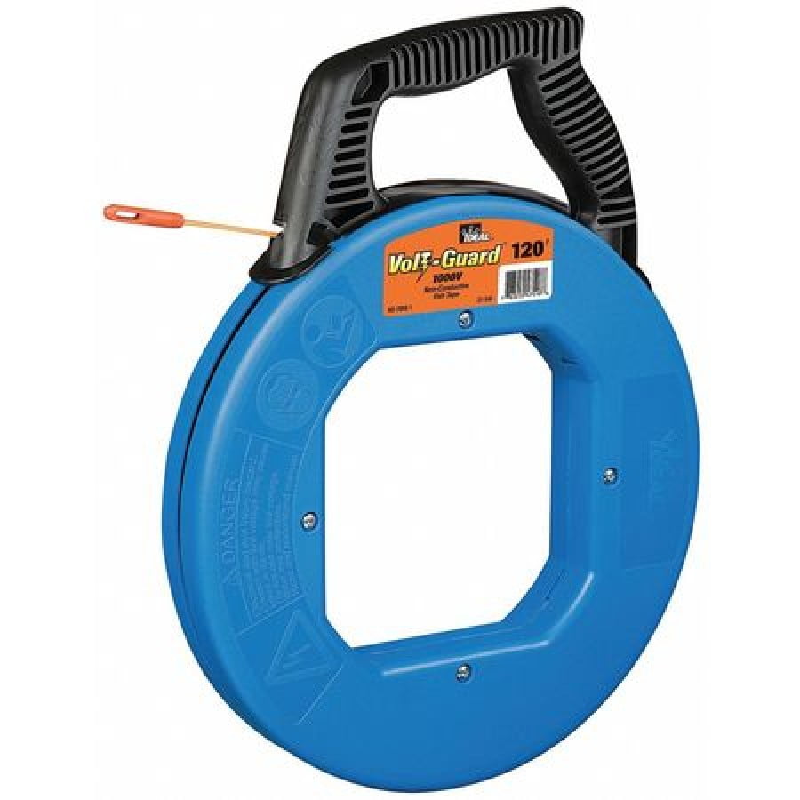 Ideal Industries 31544 120' Ft Orange Fiberglass VoltGuard Fish Tape