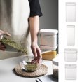 thumbnail image 1 of DcGZvy Cereal Storage Airtight Flour Container, Kitchen Seasoning Organizer, Airtight Storage Containers with Lids(500ml), 1 of 8