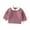 Pink, variant on StSilkitty Baby Boys Girls Sweater Solid Color Long Sleeve Collared Knit Ribbed Pullover Sweaters Fall Winter Warm Tops
