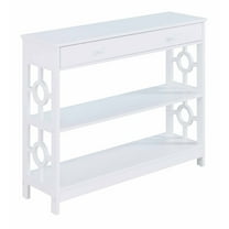 Ring 1 Drawer Console Table, White
