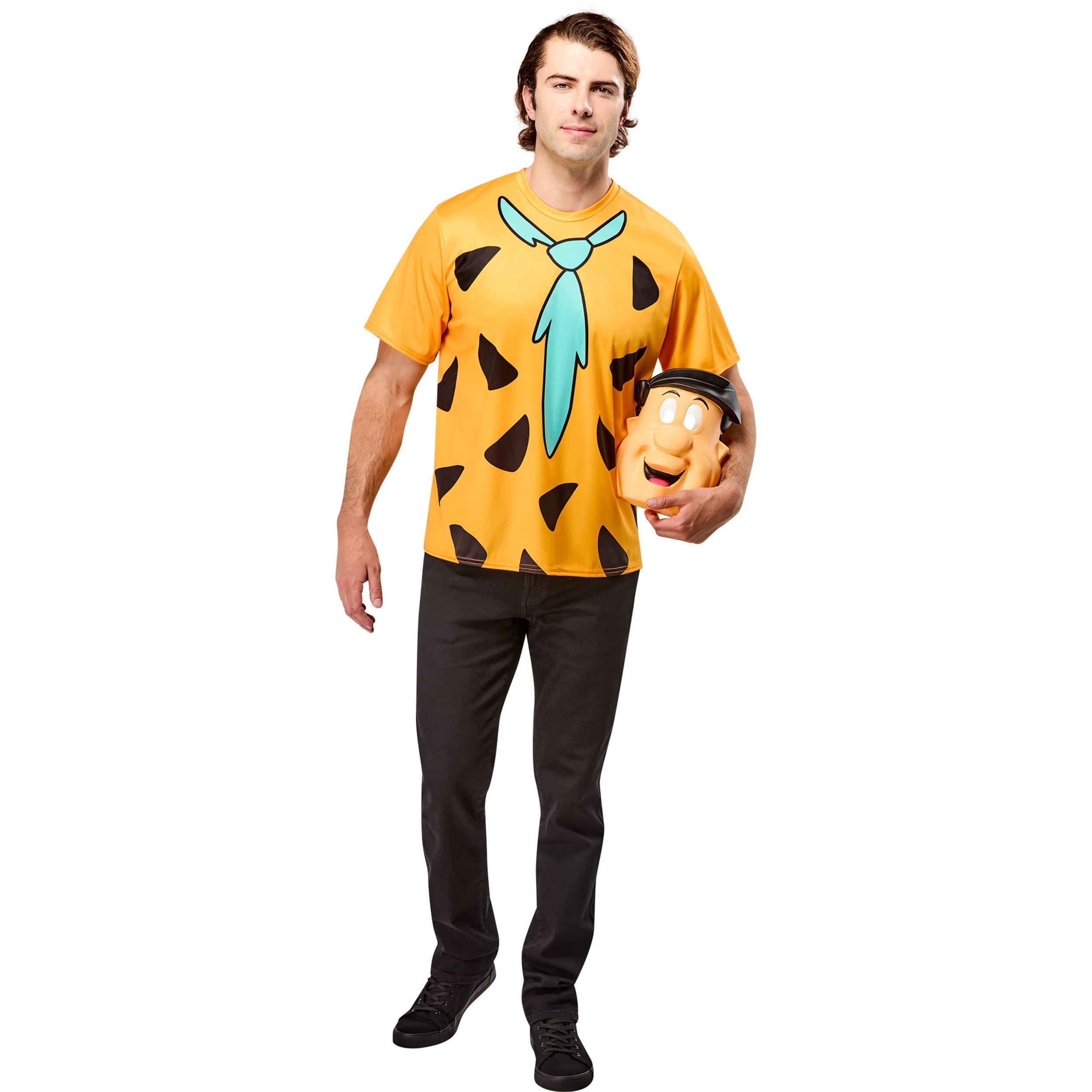 The Flintstones Fred Flintstone Ben Cooper Costume Set for Adults by Rubies, Men's One Size