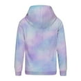 thumbnail image 7 of Mercatoo Kids Girls Tie Dye Hooded Sweatshirt Front Pocket Pullover Long Sleeve Tops Comfy Soft Outwear for Junior Girls, 7 of 7