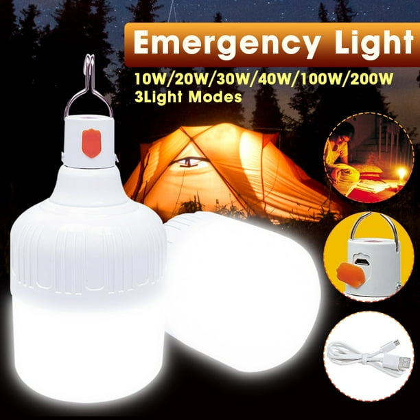100W/200W Power Failure Emergency Light Super Bright Outdoor LED Night