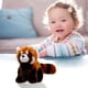thumbnail image 4 of Almohada de peluche con forma de mapache de 28 cm (11 pulgadas), ideal para dormir. Regalo perfecto para el Día del Niño o cumpleaños. Se puede usar de pie o en cuclillas., 4 of 6