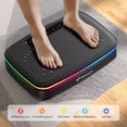 thumbnail image 5 of MERACH LED Light Vibration Plate Exercise Machine, Vibrating Muscle Toner, Bluetooth Speaker Whole Body Workout Fitness Platform with Resistance Bands, 330lbs Capacity, 5 of 10