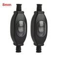 thumbnail image 1 of 2Pcs Ip65 Waterproof Intermediate Switch Black Cord Switch Cable Switch 3A/250V, 1 of 9