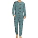 thumbnail image 1 of Pijama de tiburón blanco con silueta de animal para hombre, conjunto de pijama de manga larga moderno de 2 piezas, traje informal con gráficos para uso diario, regalo de cumpleaños, 1 of 5