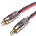thumbnail image 3 of Speaker Cables to RCA Plugs Adapter, 2-Channel (1 Foot), 3 of 4