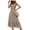 Apricot, variant on Women Summer Dresses Sleeveless Diamond Print Casual Loose V Neck Maxi Dress Beach Vacation Sundress (Apricot,Large)
