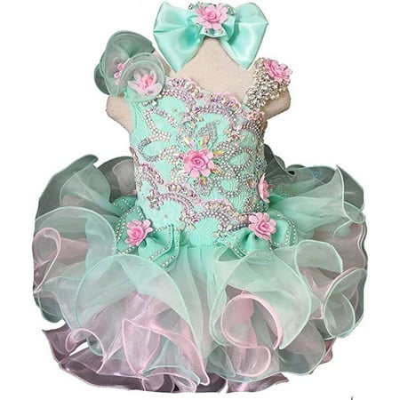 

Infant/toddler/baby/children/kids Girl s glitz pageant Dress/clothingG003AS SIZE 3T