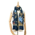 thumbnail image 2 of Aoochasliy Winter Scarfs Women Floral Scarf Female Multi-Purpose Shawl Scarf, 2 of 2