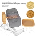 thumbnail image 5 of Nut Grinder, Manual Nut Chopper Effortless, Multi Purpose Effortless Nut Chopper Easy Use Almonds Hazelnuts Pecans[yellow], 5 of 5