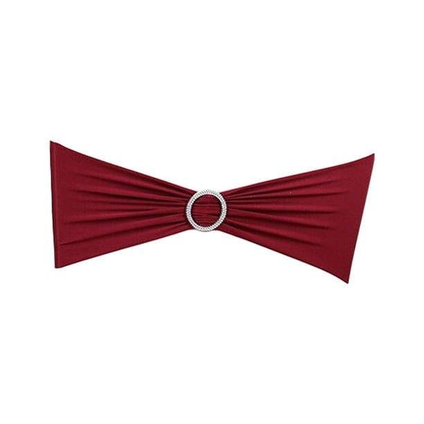 Yuarrent 50x bordes exquisitos Premium, decoración decorativa y protectora para asiento de silla, fácil de instalar Kits de decoración para fiestas Vino rojo