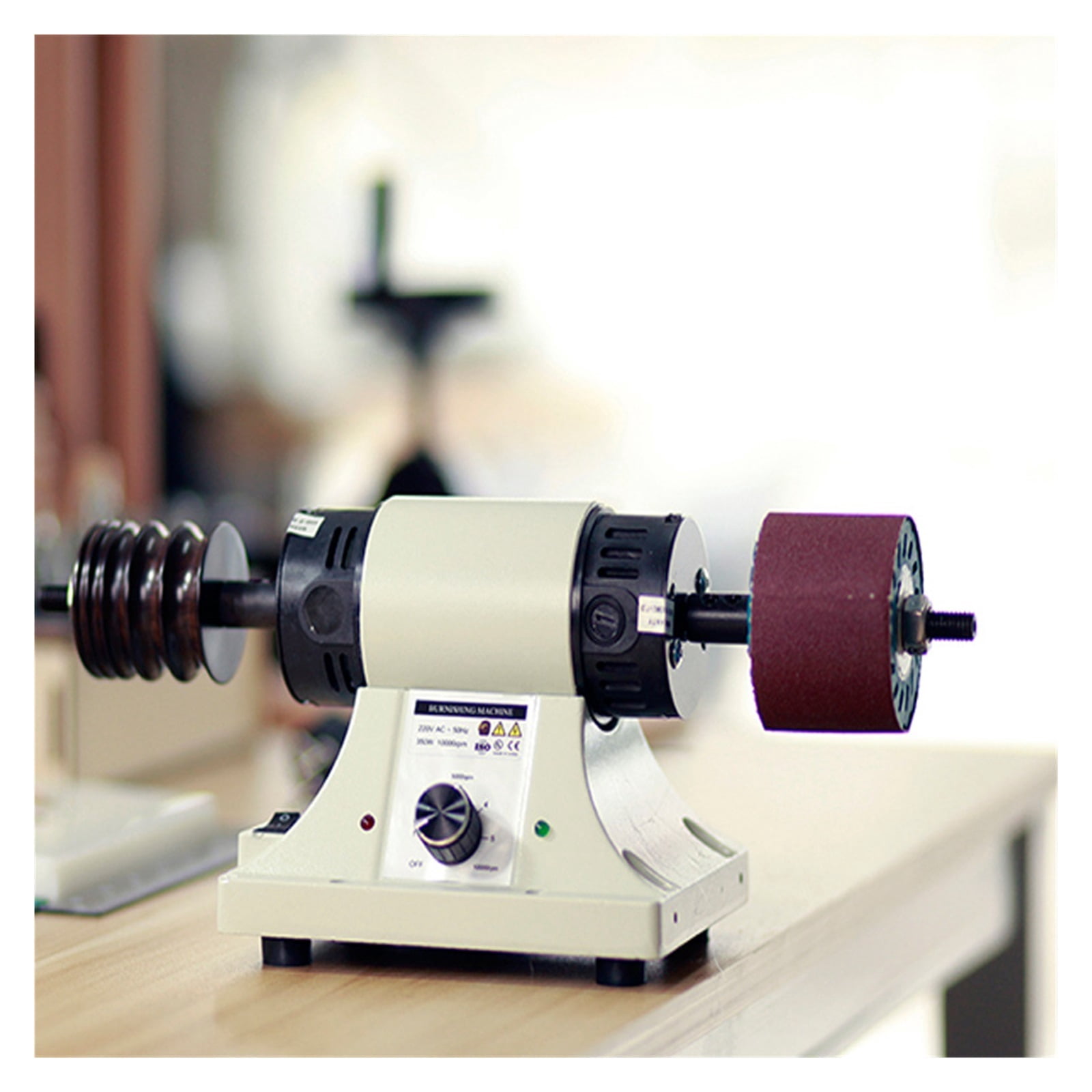 8000RPM Leather Polishing Burnishing Machine Leather Edge Grinding Kit Leather Edge Grinding Machine With Flexible Shaft Handle ,Strong Suction Force
