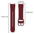thumbnail image 3 of DPTALR Watch Band For Samsung Galaxy Watch 4 44mm Soft Silicone Sport Strap Replacement, 3 of 7
