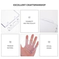 thumbnail image 6 of EXHUMKY 5Pcs Protective Card Sleeve Clear Badge Sleeve for School Use and Adults, 6 of 8