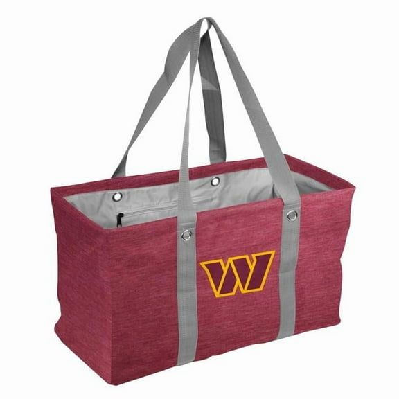 Logo Brands 632-765-CR1 Washington Commanders Crosshatch Picnic Caddy