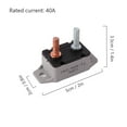 thumbnail image 2 of Shisuyan 2Pack Generator Breaker Plastic Red for Ship Electrical Systems, 2 of 8