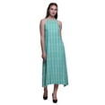thumbnail image 1 of Bimba Robe de Plage d'Été pour Femmes, Dos Nu, Col Licou, Imprimée Teinture sur Nœuds - Petit, 1 of 6