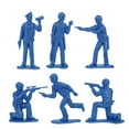 thumbnail image 3 of Tim Mee Toy Swat Plastic Army Men - 24 figuras de policía negras y azules hechas por nosotros, 3 of 5