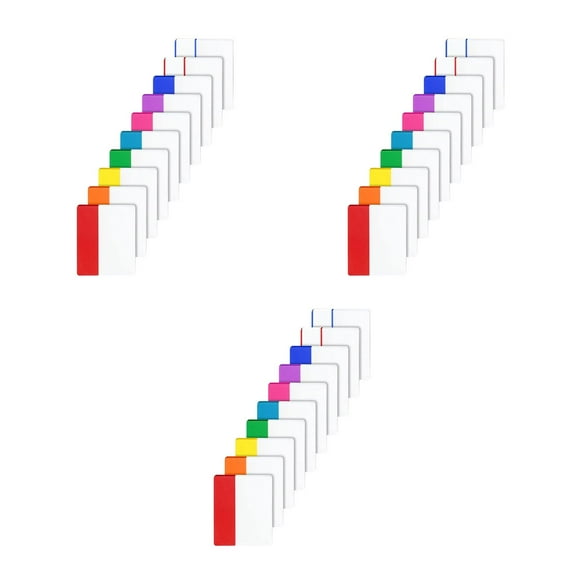 Hemoton 3pcs 10 Books Of Tabs Sticky Tabs Sticky Tabs For Notebooks Paper Tabs Divider Tabs Stick On Tabs For Notebooks Page Tabs