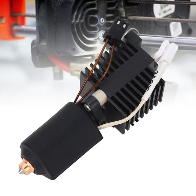 Kit Hotend Para Impresora 3D, Boquilla De 0,4 Mm Impresora 3D Calentador Cerámico De Extremo Caliente Intercambio Rápido Calentamiento Uniforme Diseño Integrado De Metal Para K2