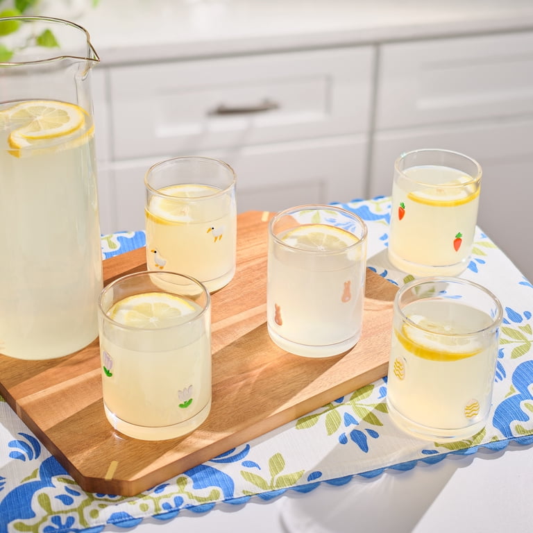 Thyme & Table 12 fl oz Easter Egg Charm Drinking Glasses, Set of 2 -  Walmart.com