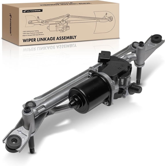 A-Premium Front Windshield Wiper Motor and Linkage Assembly Compatible with Buick Encore & Chevrolet Trax, 2013-2019