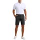 thumbnail image 2 of Pantalones cortos de vestir para hombres INSPIRE CHIC, con frente plano, ligeros, para el verano, formales de negocios, con bolsillo, 32 negro, 2 of 5