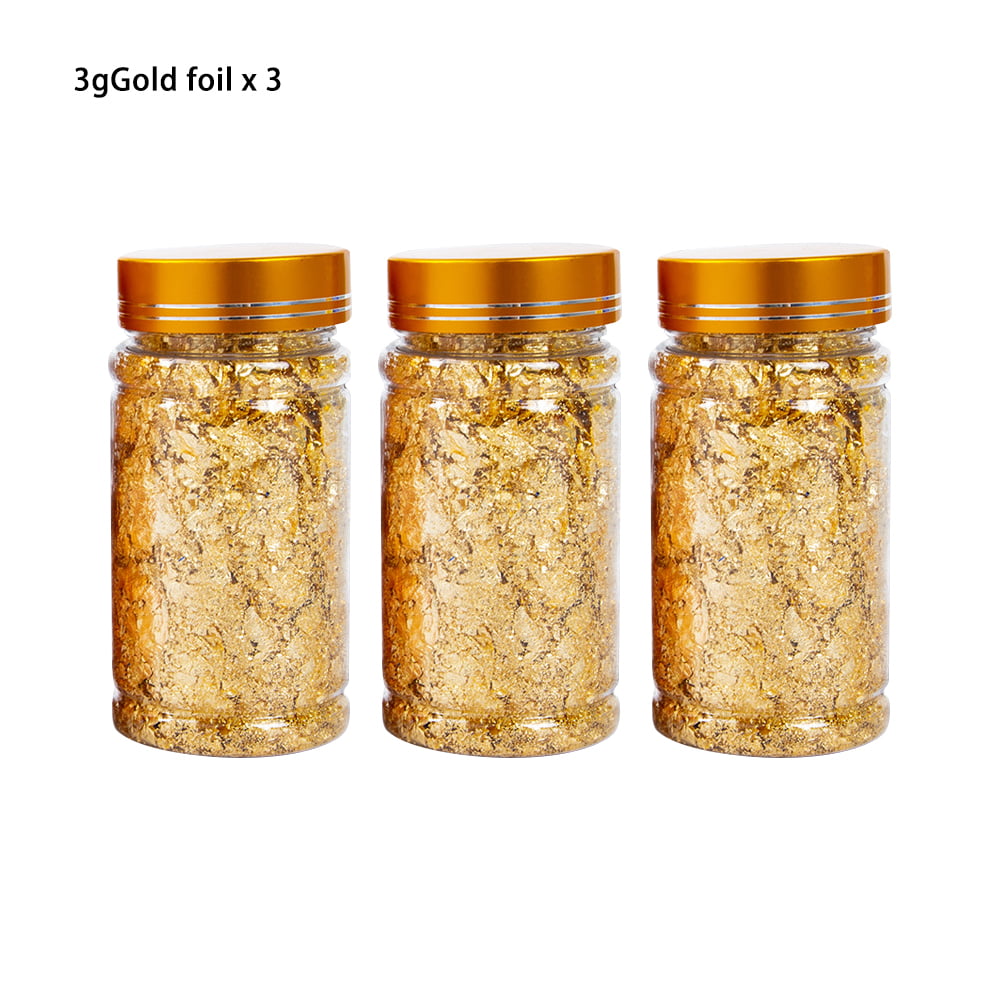 1 bag magical Real Gold Plated Diamond Dust for glass bottle vials stone sparkly 