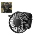 thumbnail image 3 of 1 pc Solar Powered Hat Fan with Adjustable Clip, Mini Hands-Free Cooling Fan for Outdoor Activities, IPX4 Waterproof and Rechargeable for Gardening and Travel, 3 of 9