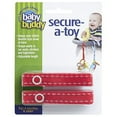 thumbnail image 1 of Baby Buddy 2 Pcs Sécurise-un-Jouet, Couture Rouge/blanc, 1 of 5