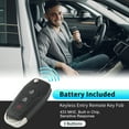 thumbnail image 2 of N5F-A08TBLP 433MHz Reemplazo de control remoto de entrada sin llave para Ford F-250 F-350 F-450 F-550 Super Duty Expedition 2023 2024 164-R8334 3 Botones, 2 of 7